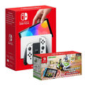Nintendo Switch Oled Weiß + Mario Kart Live: Home Circuit Ed. Luigi (208293)