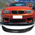 Für BMW 1ER E82 1M Front Schwert Diffusor SpoilerLippe Carbon Cup Spoilerlippe