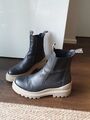 Tamaris Chelsea Boots Stiefelette Stiefel Schwarz Gr 39 Neu Wertig