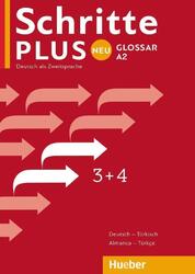 Schritte plus Neu 3+4 A2 Glossar Deutsch-Türkisch - Küçük Sözlük Almanca-Türkçe 