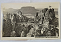 alte Postkarte Sächsische Schweiz Bastei Brücke Elbsandsteingebirge 8474