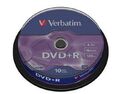 10 Verbatim Rohlinge DVD+R 4,7GB 16x Spindel