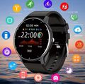 Bluetooth Luxus Smartwatch Herren watch Fitness Herzfrequenz Pulsuhr Blutdruck