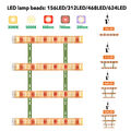 LED Wachstumslicht Vollspektrum Grow Pflanzenlampe Streifen für Zimmerpflanzen