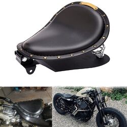 Motorrad Solositz Schwingsattel Federsattel 3" für Harley Yamaha Honda Bobber