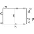 Mahle AC 339 000S Kondensator Klimaanlage für OPEL ASTRA ZAFIRA CLASSIC T92 T98