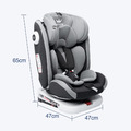 ISOFIX Baby Autositz Kindersitz 9-36KG 0-12 anni Top Tether 5-Punkt-Gurt FARSAW