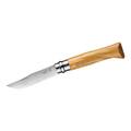 Opinel Taschenmesser No.08 Olive rostfrei Outdoor Camping Klappmesser -254052-