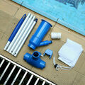 Pool Reiniger Reinigungs set Schwimmbad Bodensauger Auffangsack und Stange DE .