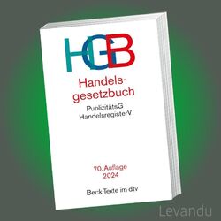 HANDELSGESETZBUCH (HGB) | Beck-Texte im dtv 5002 - 70. Auflage 2024