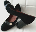 Hispanitas Spain Damen Schuhe Pumps Wildleder Gr. 38 39 Neu Absatz Lack Schwarz