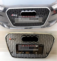 Für Audi A6 C7 2012-15 Chrome Silber RS6 Stil Kühlergrill Wabengrill Front Grill