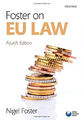 Foster On Eu Law Taschenbuch Nigel Foster