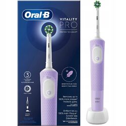 Oral-B Vitality PRO Protect X Clean elektrische Zahnbürste Flieder 3 Modi