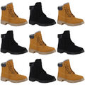 Herren Warm Gefütterte Worker Boots Bequeme Profil-Sohle Schuhe 840855 Mode