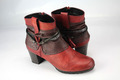 Rieker Gr.41 Damen Stiefel Stiefeletten Boots Herbst/Winter  Rot   F 396