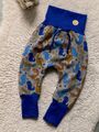 ♥ Warme Pumphose Baggy Pants (Alpenfleece) ♥ Gr. 74/80 NEU Handmade *Saurier*