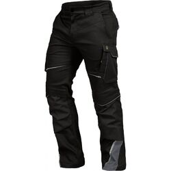 Leibwächter Arbeitshose Bundhose Herren Flex-Line FLEXH25 schwarz/grau Gr.30