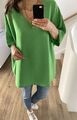 Tunika Bluse Oversize 38 40 42 44 46 48 50 52 Grün 54 Neu XXL XL XXXXL