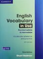 English Vocabulary in Use : Pre-Intermediate and Intermediate