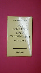 155535 Joseph von Eichendorff AUS DEM LEBEN EINES TAUGENICHTS Novelle