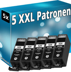 5 PGI-525BK TINTE PATRONEN für CANON IP4850 IP4950 IX6550 MG5150 MG5250 MG5350