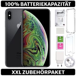 Apple iPhone XS MAX - 64 256 512 GB - Schwarz Grau Silber Gold - 100% Batterie