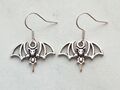 Ohrringe *FLEDERMAUS Ohrhänger Wampir Halloween Gothic Hänger Ohrschmuck Neu