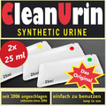 2x 25 ml Clean Urin Original CleanU künstlicher synthetischer fake Urin