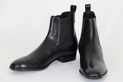 HUGO BOSS Chelsea Boots, Mod. CultH_Cheb_lt, Gr. 44 / UK 10 / US 11, Black