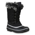 Damen Winterstiefel Warm Gefütterte Stiefel Kunstfell Winter Boots 820211 Schuhe