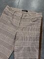 CAMBIO DAMENHOSE STOFFHOSE KARIERT GR.34  BEIGE NEU