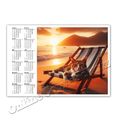 Katzenkalender + + Taschenkalender 2024  |  Cat Calendar 2024 [K15]