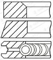 Kolbenringsatz 08-136400-00 GOETZE ENGINE für MERCEDES-BENZ SEAT NISSAN SKODA