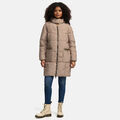 Navahoo Damen Winterjacke Steppjacke Winter Jacke lang warm Mantel Parker N021