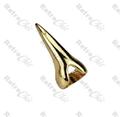 KRALLE Absatz FINGERSPITZENRING lange Nägel GOTH silber/gold/schwarz PUNK KRALLEN Rock