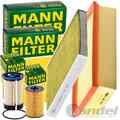 MANN FILTER INSPEKTIONSPAKET passend für AUDI A3 8V VW GOLF 7 PASSAT B8 TOURAN