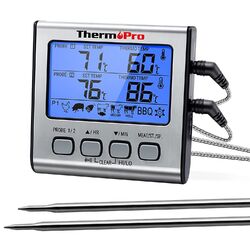 ThermoPro TP17 Digitales Grill-Thermometer Bratenthermometer Fleischthermometer