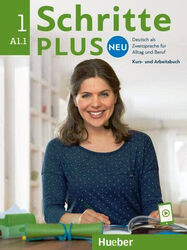 Hueber SCHRITTE PLUS NEU 1 Kursbuch & Arbeitsbuch A1.1 mit Audios online @ NEW @