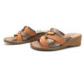 CORKIES Damen Sandalen Gr. 42 (UK8) Sandaletten Pantoletten Komfortschuhe Braun