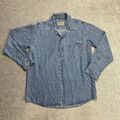 JOOP! Hemd Jeanshemd Shirt Gr. L Cowboy Western Work Wear 22916 Blau Denim