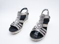 rieker Damen Keilsandalette Sandalette Sandale Halbschuh Gr 41 EU Art 22916-80