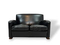 2 er poltrona frau sofa garnitur Schwarz Sessel Sofa Couch