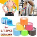 6/12 PCS Kinesio Tape Kinesiologie Tape Sporttape Tapeverband Luftdurchlässiger