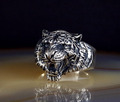 Ring Silber 925 Tiger 20,2 mm 3D - attraktiv & markant Alex Fox Jewelry