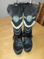 Vintage TECNICA Winterstiefel Apre Ski FUR Boots Made in Italian Gr.41 Neuwertig