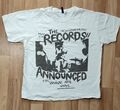 cooles T-Shirt H&M S weiß New Wave Music Records schwarz-weiß-Druck