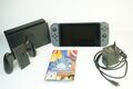 Nintendo Switch 32 GB Konsole - Grau in Top Zustand Display Wie Neu! + Spiel