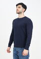 SELECTED HOMME Strick Und Strickjacke Herren Blau Jersey Rundhals ++ Halsreif Ne