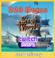 Sea of Thieves Twitch Drops - Phoenix/Obsidian/EWR/RMS + More - 223 Items/Skins